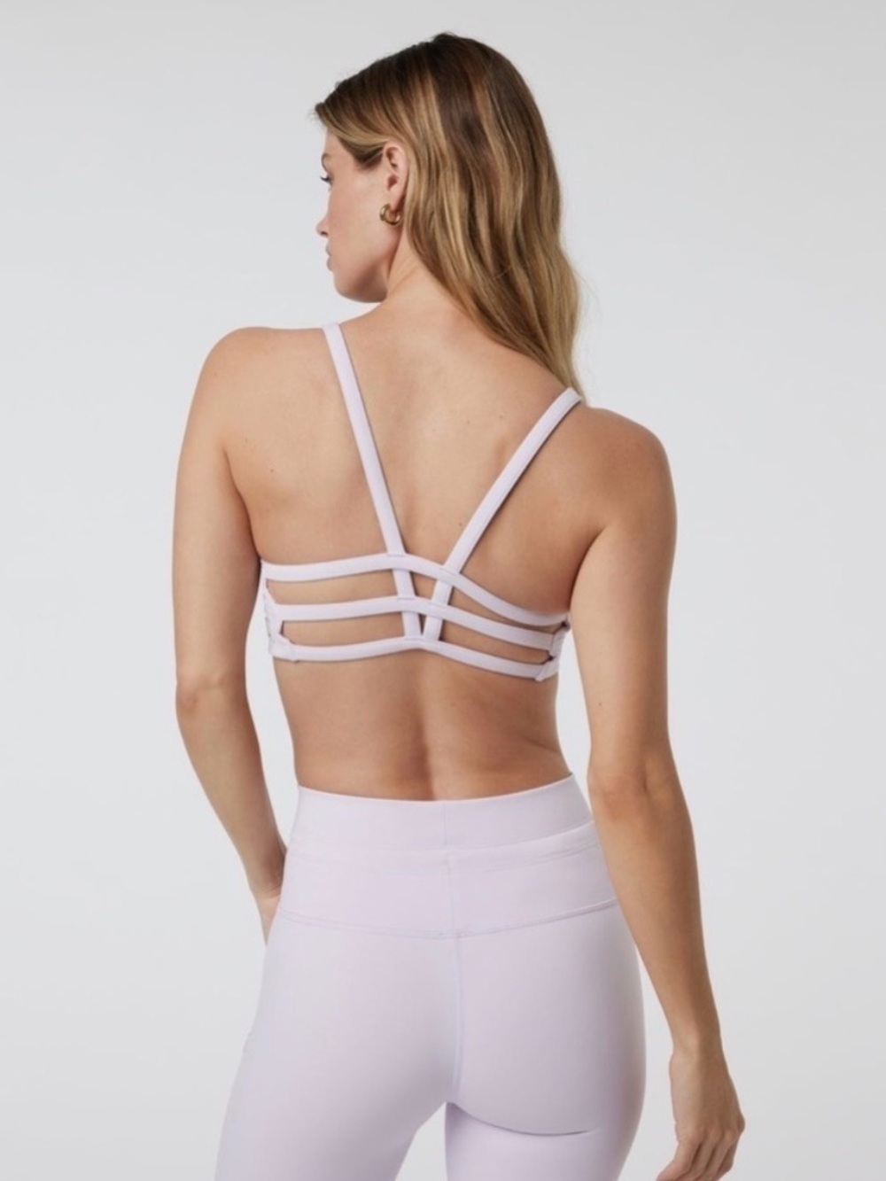 Vuori Light Purple Yosemite Sports Bra